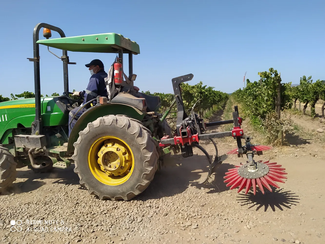 Equipo Agronexos montado en tractor